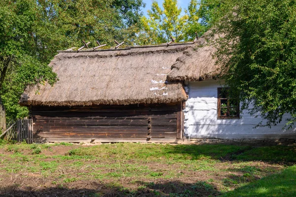 Lublin Πολωνία Σεπτεμβρίου 2022 Thatched Σπίτι Στο Lublin Open Air — Φωτογραφία Αρχείου