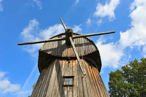 Lublin Poland September 2022 Wooden Windmill Lublin Open Air Village — Stock Photo, Image