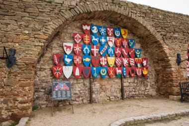 Checiny, Poland - September 14, 2022: Checiny Castle - a royal castle from the turn of the 13th and 14th centuries. Poland clipart