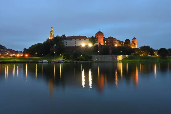 Château Wawel Vistule River Dans Centre Cracovie Pologne — Photo