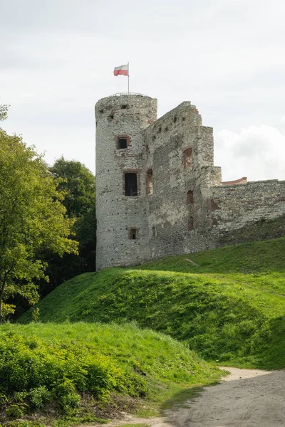 Stock image Rudno, Poland - September 16, 2022: Tenczyn Castle, a medieval castle in the village of Rudno in Poland