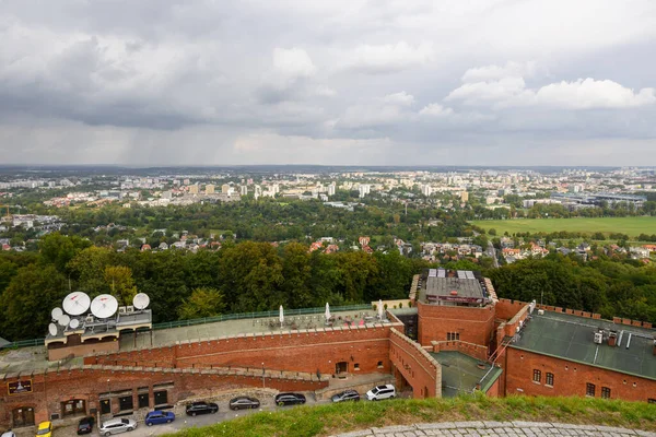 Krakau Polen September 2022 Befestigungsanlagen Rund Den Kosciuszko Hügel Krakau — Stockfoto