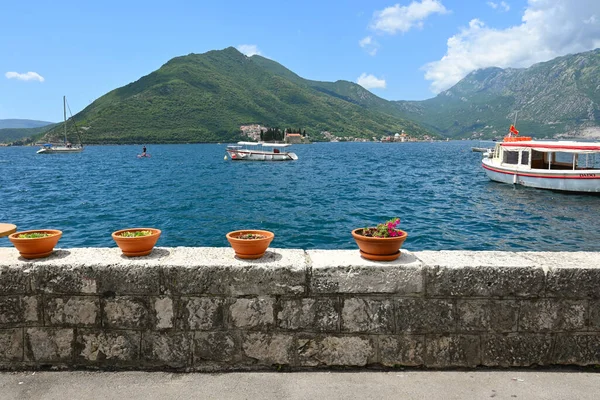 Perast Toeristische Badplaats Baai Van Kotor Montenegro — Stockfoto