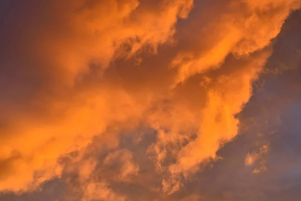 stock image Amazing clouds in the sky during sunset, natural background