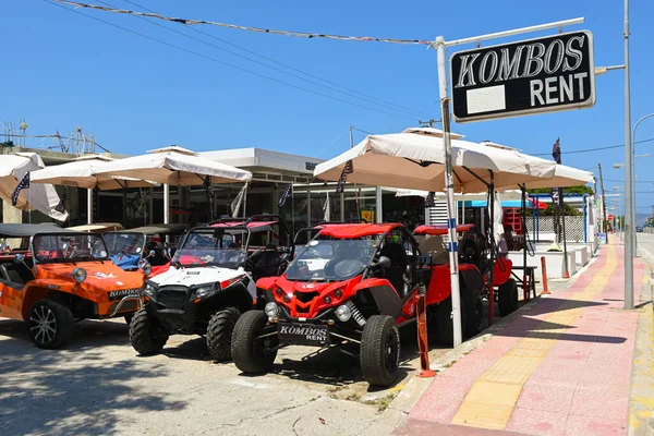 Kos Grecja Maja 2023 Buggy Pojazdy Rekreacyjne Gotowe Wynajęcia Miejscowej — Zdjęcie stockowe