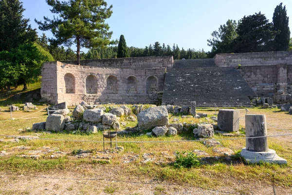 Археологическое Место Асклепиона Острове Кос Греции — стоковое фото