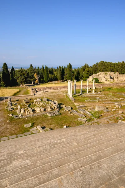 Situl Arheologic Asklepionului Insula Kos Din Grecia — Fotografie, imagine de stoc
