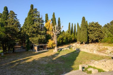 Yunanistan 'daki Kos adasındaki Asklepion arkeolojik alanı