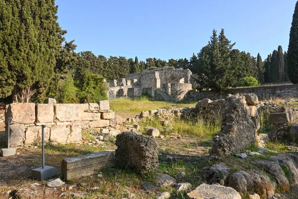 Археологическое Место Асклепиона Острове Кос Греции — стоковое фото