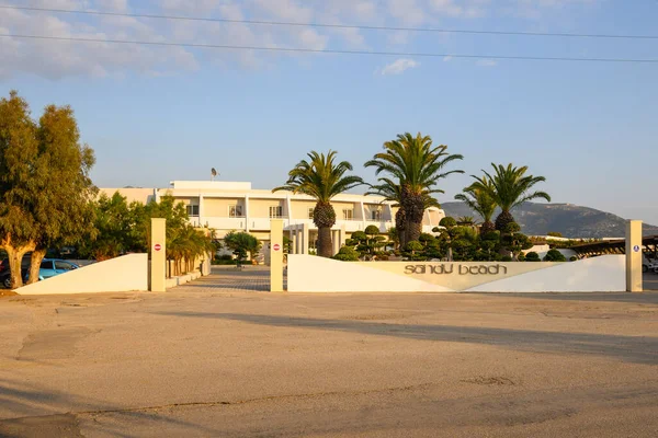 Кос Греція Травня 2023 Року Курортний Готель Sandy Beach Мармарі — стокове фото
