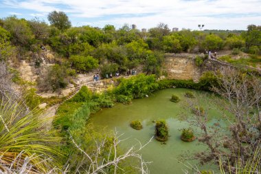 San Antonio, Teksas, ABD - 8 Ekim 2023: Japon Çay Bahçesi, San Antonio. Teksas, ABD