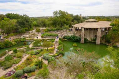 San Antonio, Teksas, ABD - 8 Ekim 2023: Japon Çay Bahçesi, San Antonio. Teksas, ABD