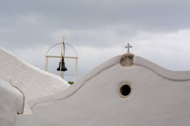 Yunan mimarisi. Parikia 'daki Ekatontapiliani kompleksindeki Bizans Paros Müzesi. Cyclades, Yunanistan