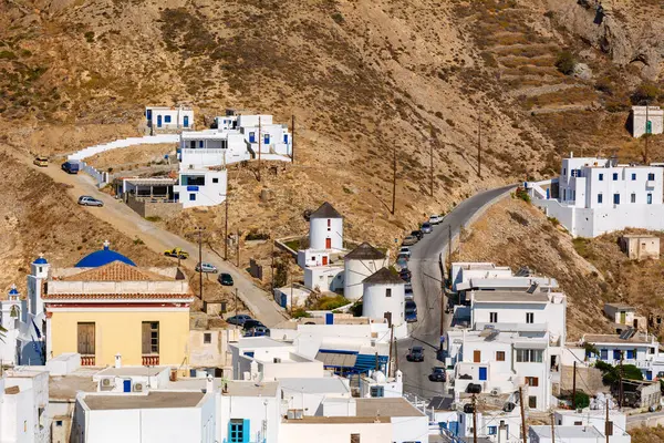 stock image Serifos, Greece - September 9, 2018: Chora, the main town of Serifos island. Greece