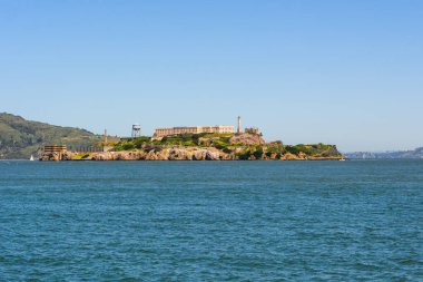 San Francisco, Kaliforniya 'daki Alcatraz Hapishane Adası, ABD