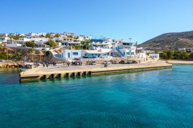 Donousa, Greece - May 15, 2024: Donousa (Donoussa), a beautiful small island in the southeastern Cyclades. Greece clipart