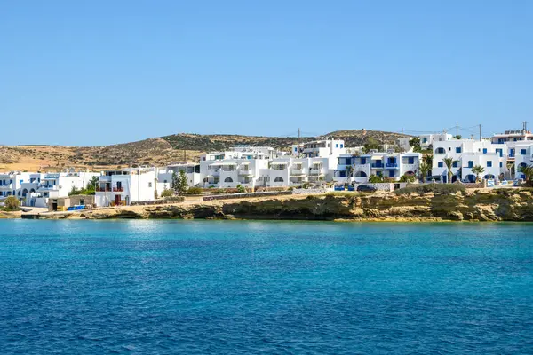 stock image View of white houses of Ano Koufonisi island, Koufonisia, Small Cyclades, Greece