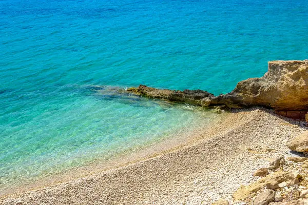 stock image Ano Koufonisi beach with azure sea water. Small Cyclades, Greece