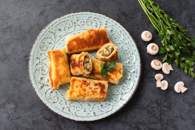 Mantar ve peynirle doldurulmuş kroketler