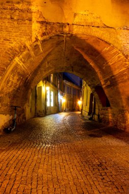 Lublin, Polonya - 12 Eylül 2022: Lublin 'deki Eski Şehir. Polonya