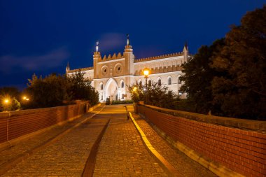 Lublin, Polonya - 12 Eylül 2022 Lublin Kraliyet Kalesi, Polonya 'nın başkenti Lublin' de bir gotik kale