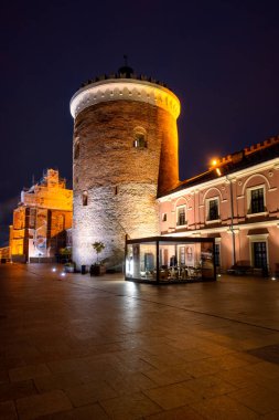 Lublin, Polonya - 12 Eylül 2022: Lublin Kraliyet Kalesi, Polonya