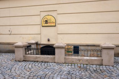 Lublin, Poland - September 12, 2022: The Lublin Underground Route in the Old Town Market Square in Lublin. Poland clipart