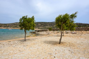 Amorgos 'taki Kalotaritissa plajı adanın güney tarafında yer almaktadır. Cycades, Yunanistan