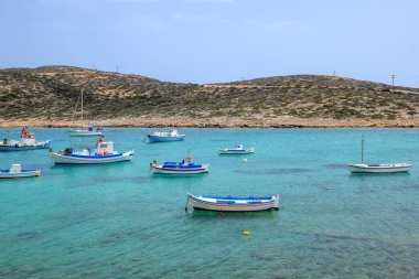 Amorgos 'taki Kalotaritissa plajı adanın güney tarafında yer almaktadır. Cycades, Yunanistan