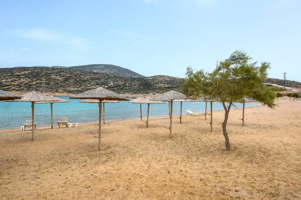 Amorgos 'taki Kalotaritissa plajı adanın güney tarafında yer almaktadır. Cycades, Yunanistan