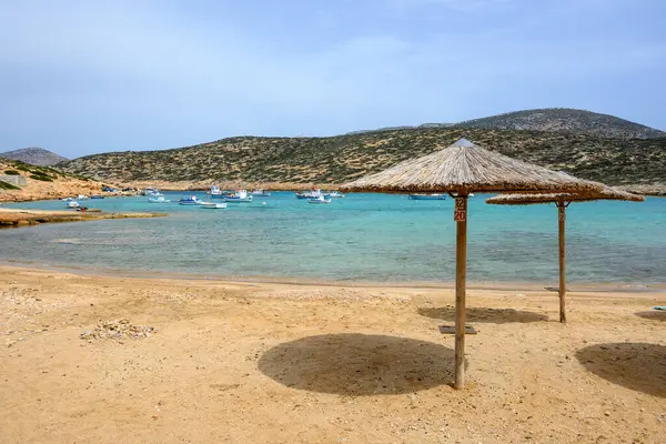 Amorgos 'taki Kalotaritissa plajı adanın güney tarafında yer almaktadır. Cycades, Yunanistan
