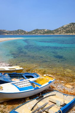 Agios Pavlos Beach in Amorgos situated on the northern coast. Cyclades, Greece