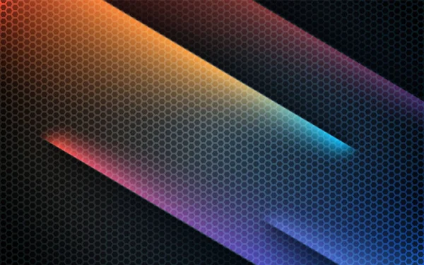 Diagonale Papercut Lagen Kleurrijk Licht Textuur Achtergrond — Stockvector