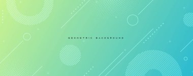 Mavi ve sarı gradyan geometrik çizgi şekil arkaplanı