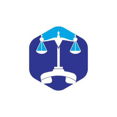 Vektör logosu tasarım şablonu. Simge tasarımı ve dengesi.