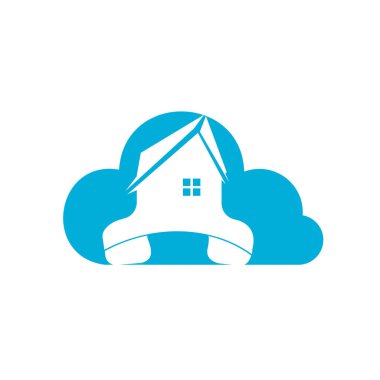 Home call vector logo design template. Real estate business logo concept.