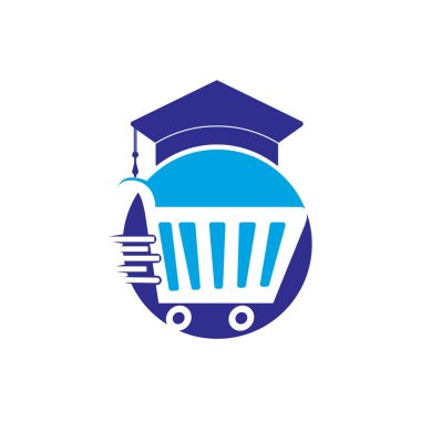 Öğrenci atölyesi logo şablonu. Eğitime elverişli.