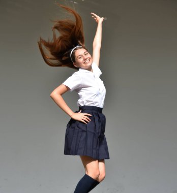 Heyecanlı Sevimli Kolombiyalı Kız