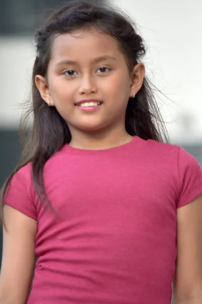 Cute Asian Girl Smiling — Stock Photo, Image