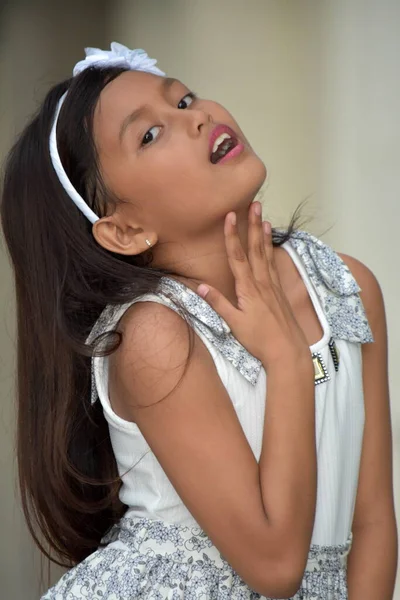 Щасливий Дівчина Філіппінкі — стокове фото
