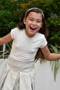 Ayakta Duran Gülen Genç Çeşitli Çocuklar