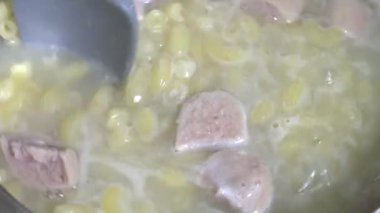 Yemek ve çorba konsepti