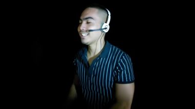 An Asian Man Customer Service Agent