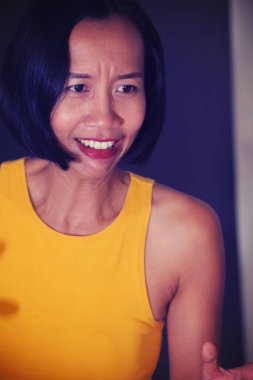 Genç Çeşitli Kadın ve Korku İzole Edildi