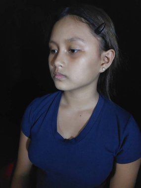 Bir kızın portresi.