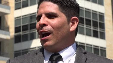 İş adamı portresi.