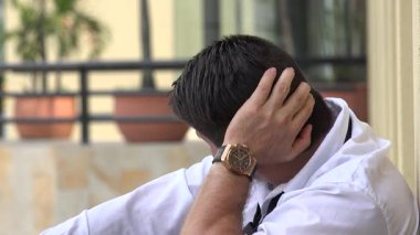 Stresli adamın depresyon sorunları var