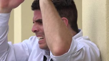 endişeli erkek ve erkek