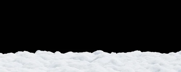 Снегоход Зимой Черном Фоне Рендеринг — стоковое фото