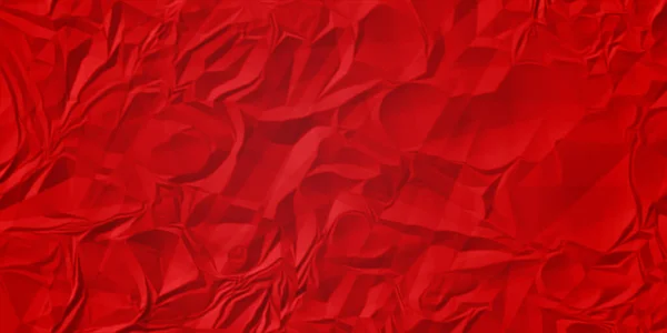 Czerwony Pognieciony Papier Tekstury Tło Ilustracja — Zdjęcie stockowe